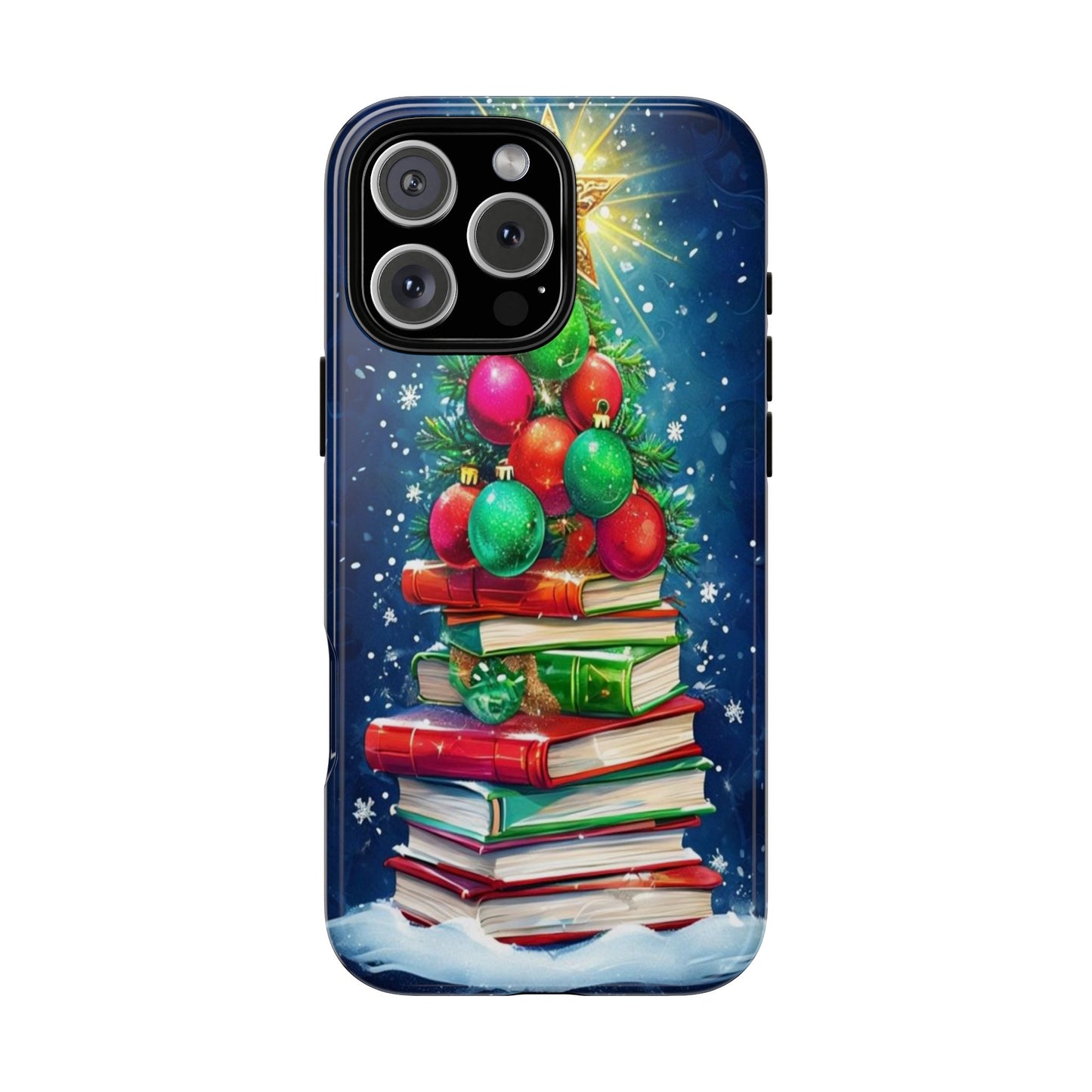 Cute Christmas Books Phone Case