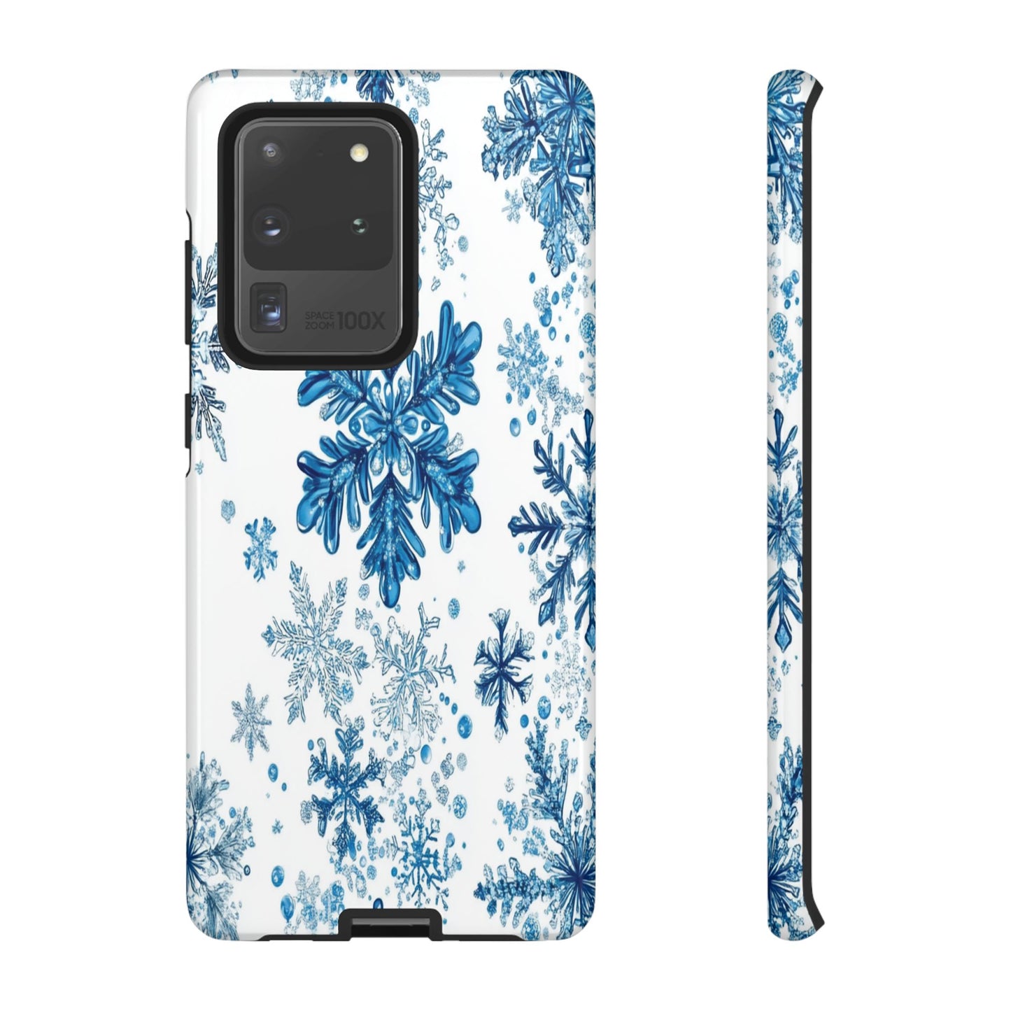 Blue Snowflake Phone Case